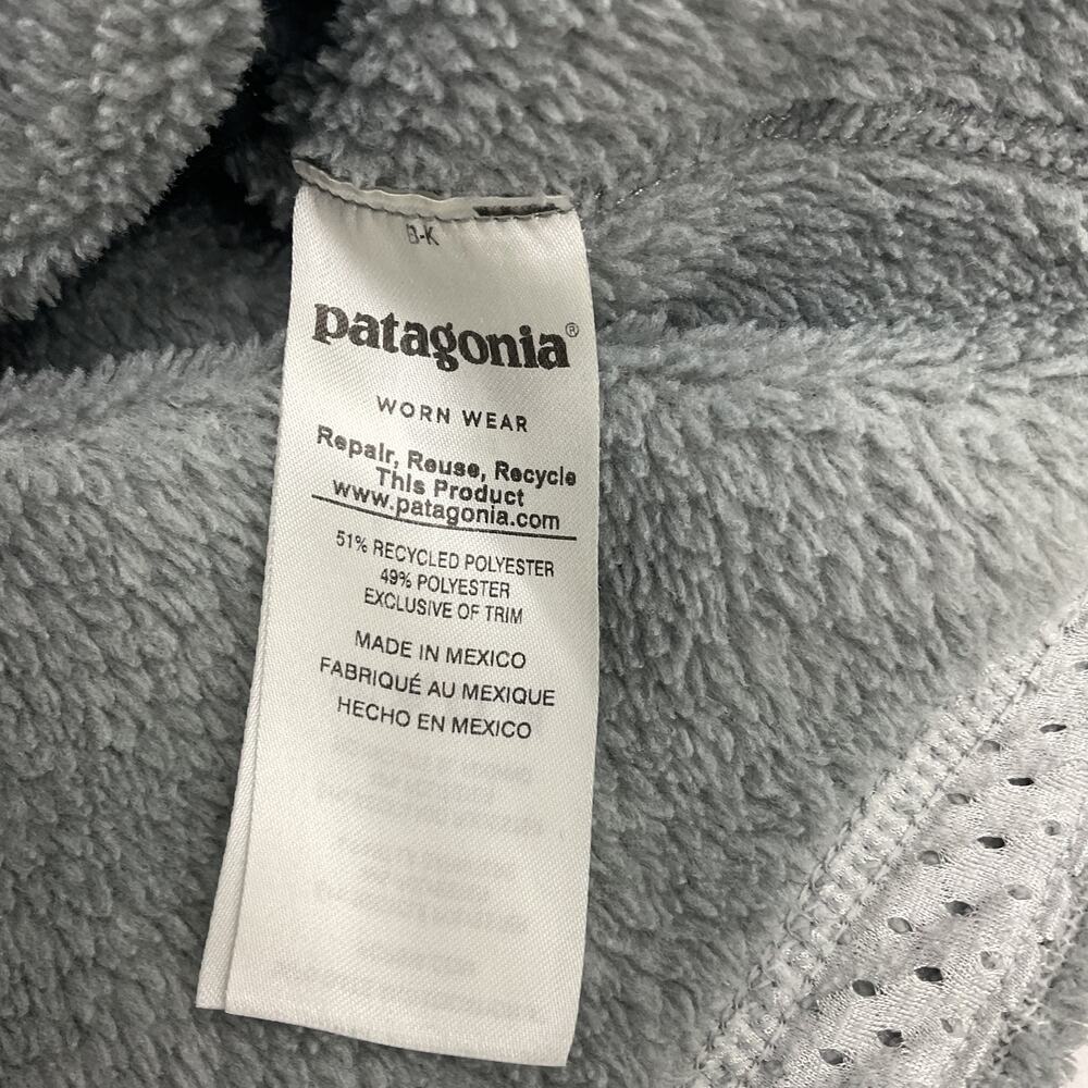 Patagonia Re-Tool Snap-T Fleece Gray Women's Pullover Sweater S PReowned - Picture 5 of 6